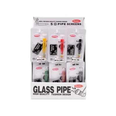 Pipe en verre Atomic + grilles