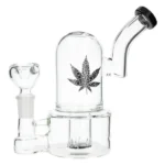 BUBBLER DOM RIG LEAF 16CM (NOIR) - Image 2