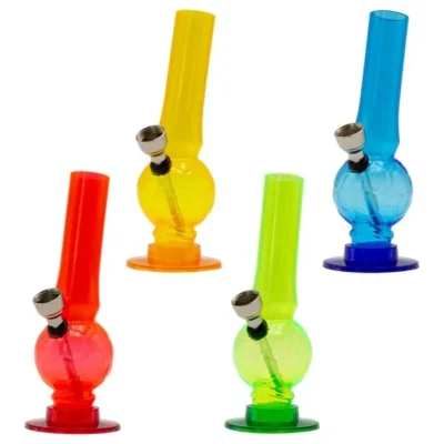 Bong en plastique 13.5 cm (Vert)