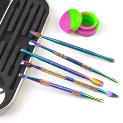 Swiss Cannabliss – Dabber and silicone container set chameleon - Beast-Garden