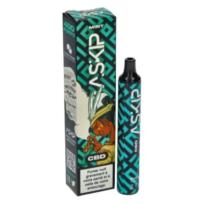 E-cig Jetable ASKIP CBD Mint (400) - Beast-Garden