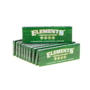 Elements Green Rolling Paper 1/4 – Bild 2