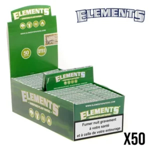 Elements Green Single Wide Rolling Paper – Image 3
