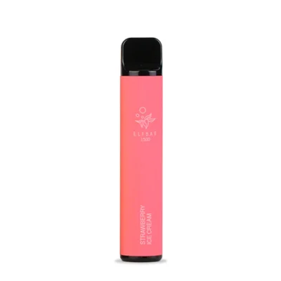 E-cig Jetable 20 mg ELF Bar Strawberry Ice Cream (1500) - Beast-Garden