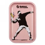G-Rollz Banksy Flower Thrower Medium Tray 175 x 275