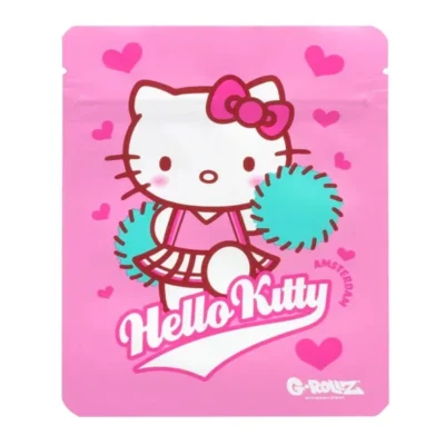 G-Rollz – Hello Kitty Cheerleader 100×125 mm Foodsafe Storage Supplement Pouch - Beast-Garden