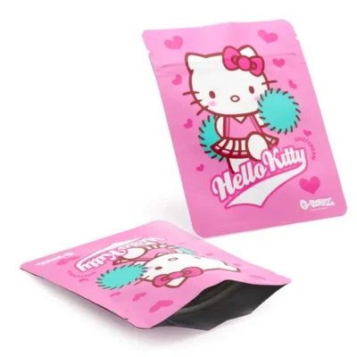 G-Rollz – Hello Kitty Cheerleader 100×125 mm Foodsafe Storage Supplement Pouch - Beast-Garden