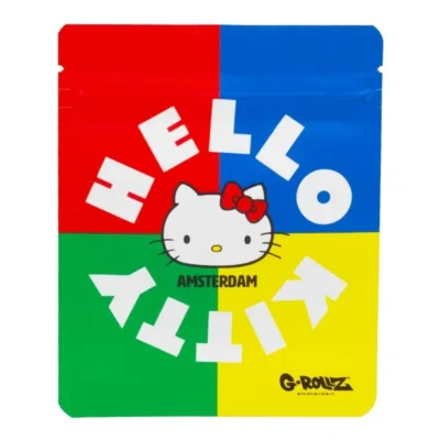 G-Rollz – Hello Kitty Retro Classic 100×125 mm Foodsafe Storage Supplement Pouch - Beast-Garden