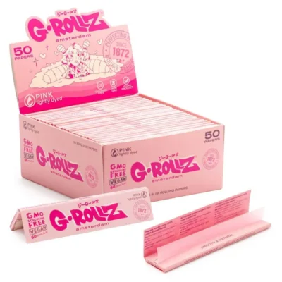 G-Rollz - Lightly Dyed Pink 50 KS Slim