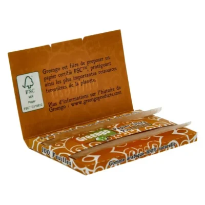 Greengo Regular Unbleached Rolling Paper - Beast-Garden