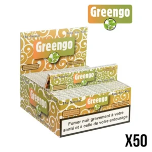 Greengo Slim Unbleached Rolling Paper – Image 2