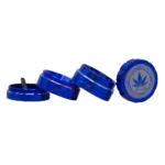 Grinder Alu GG Leaf 4 Part 40 mm (Bleu) – Image 3