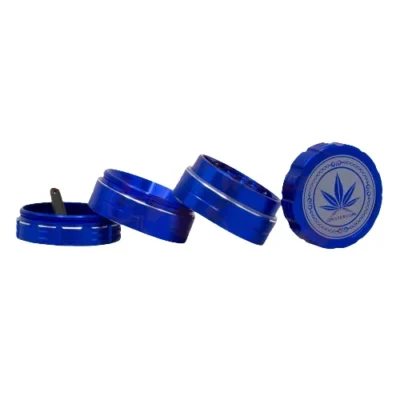 Grinder Alu GG Leaf 4 Part 40 mm (Bleu) - Beast-Garden