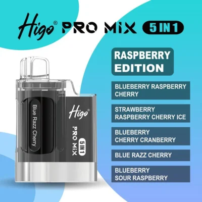 Higo_PRO_MIX_6666_puffs_raspberry_edition