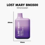 LOST MARY BM3500 20 mg Triple Berry Ice (3500) – Image 2