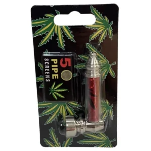 Metal Weed Pipe Leaves + Screens – Bild 4