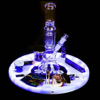 Swed Lighted Rotating Tray – Black - Beast-Garden
