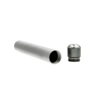 Smellproof Metal Tube Grey 12 x 1.8 cm – Image 2
