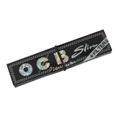 OCB Premium Slim +Filter (Black, Long, Filter)