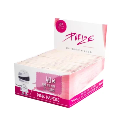 PURIZE Pink Papers King Size Organic (52mm) - Beast-Garden
